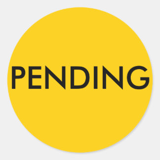 Real Estate Pending Sticker