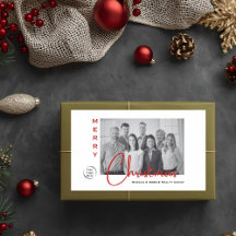 Real Estate Photo & Logo | Christmas Gift Label
