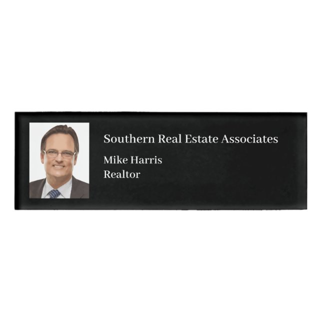 Real Estate Photo Name Tag (Front)