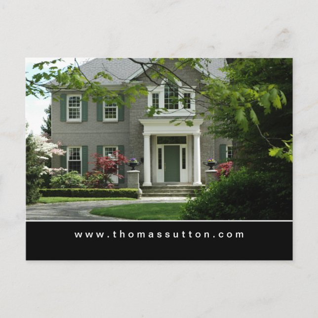Real Estate Postcards Green Formal House (Front)
