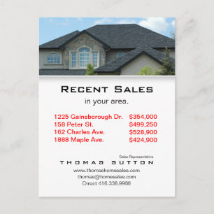 Real Estate Postcards Recent Sales Rooftop V