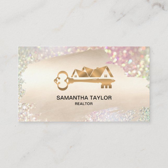 Real Estate Professional  Add Photo and logo Busin Business Card (Back)