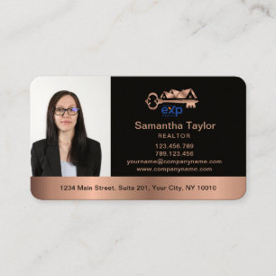 Real Estate Professional  Add Photo and logo Busin Business Card