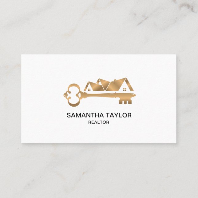 Real Estate Professional  Add Photo and logo Busin Business Card (Back)