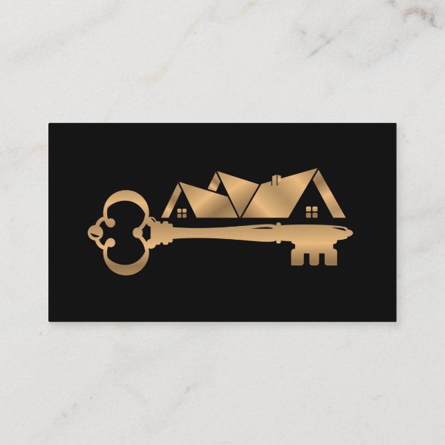 Real Estate Professional  Add Photo and logo Busin Business Card (Back)