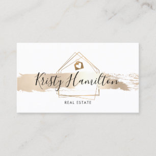 real estate professional house realtor add photo   business card