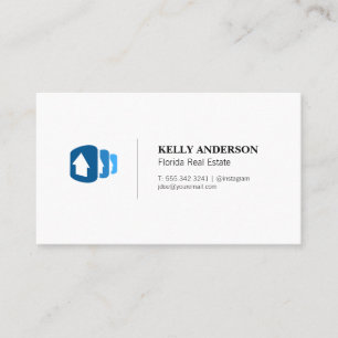 Real Estate Professional Stacked Houses Logos Business Card