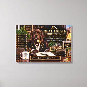 Real Estate Professional Where Keys Meet New Begin Canvas Print
