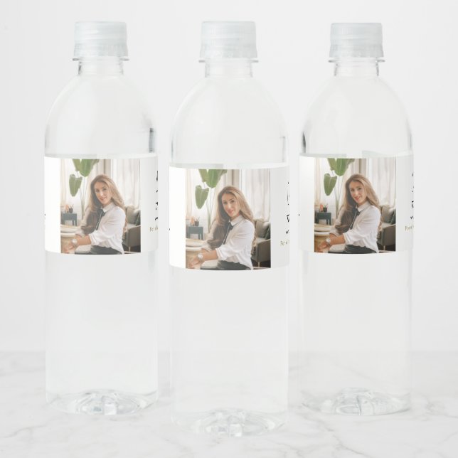 Real Estate Promotional Water Bottle Label (Bottles)