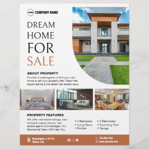 Real Estate Properties Custom Flyer