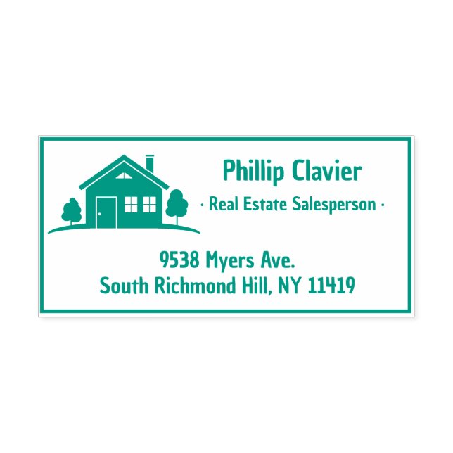 Real Estate Properties | return address Self-inking Stamp (Design)