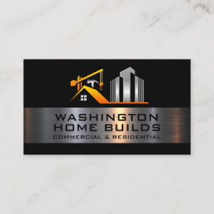 Real Estate Property   Commercial Construction  Business Card