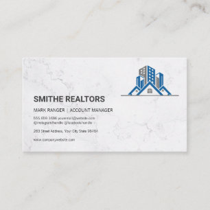 Real Estate Property Logo Appointment Card