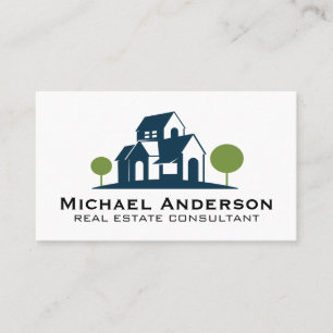 Real Estate Property Logo Business Card