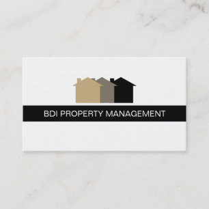 Real Estate Property Management Business Card