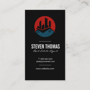 Real Estate Property   Residential Commercial Logo Business Card
