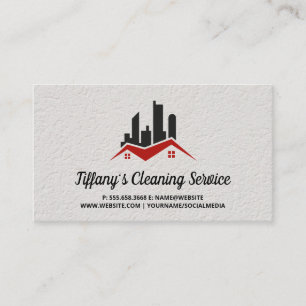 Real Estate Property   Sky Scrapers Business Card