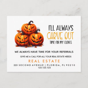 real estate pumpkin referrals Announcement