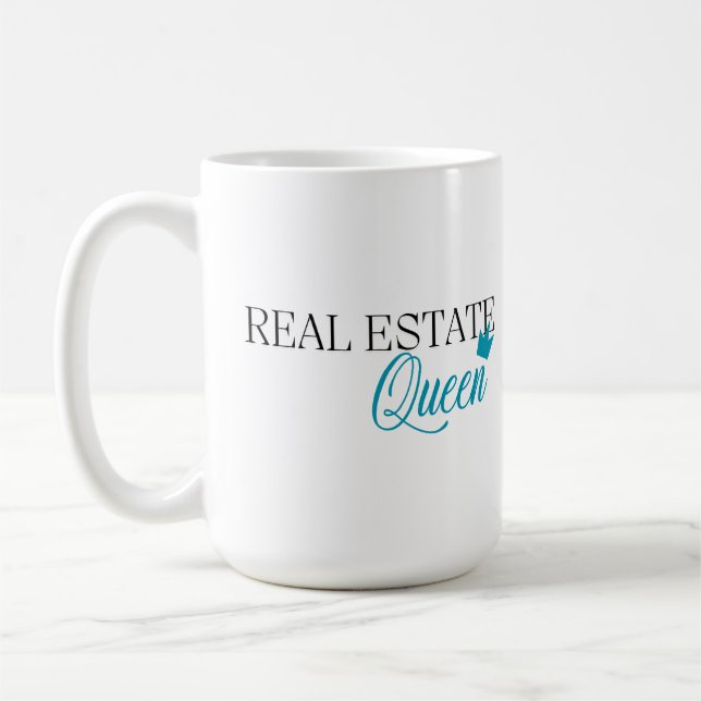 Real Estate Queen  Coffee Mug (Left)