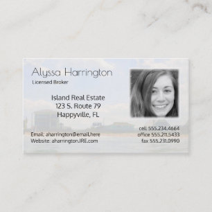 Real Estate Real Estate Agent Photo Business Business Card