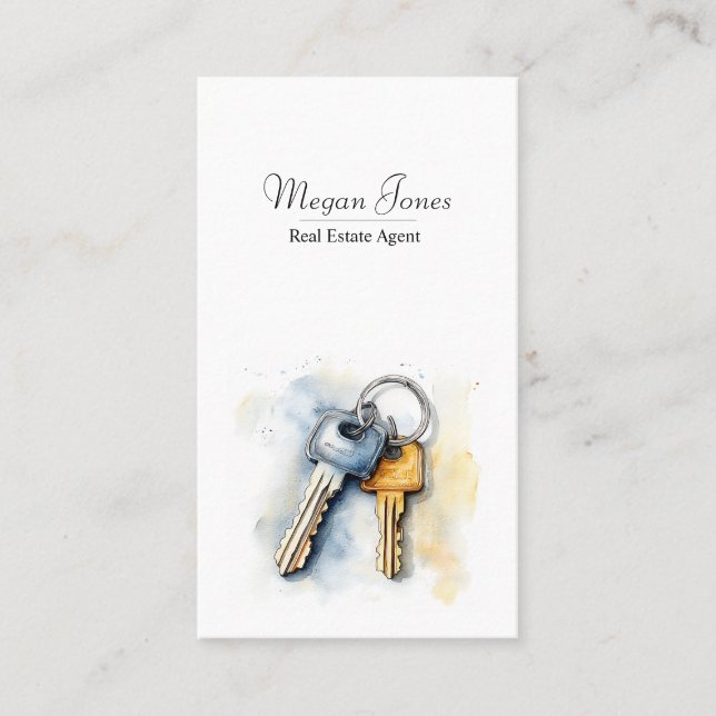 Real Estate, Realtor, Broker Business Card (Front)