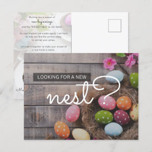 Real Estate Realtor Easter Spring Postcard