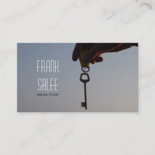 Real Estate Realtor Key Business Card