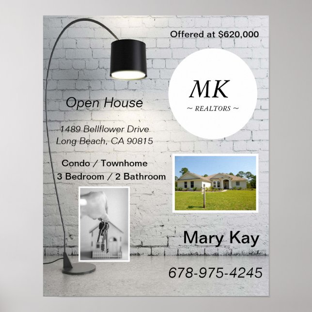 Real Estate Realtor Marketing Advertisement Poster (Front)