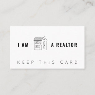 Real estate realtor modern professional consultant business card