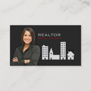 Real Estate Realtor Property Manager Building City Business Card
