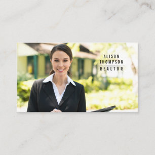 Real Estate Realtor Realty Photo Appointment Business Card