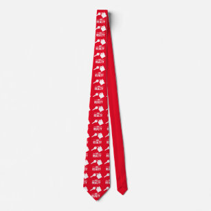 Real Estate Red Agency Branded Tie