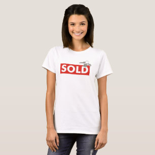 Real Estate Red Sold Sign Keys To Home T-Shirt