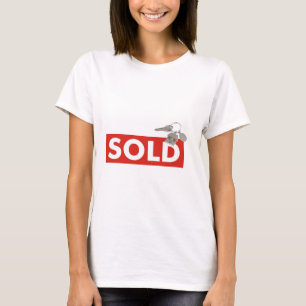 Real Estate Red Sold Sign Keys To Home T-Shirt