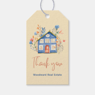 Real Estate Referral Marketing   Thank You Trendy  Gift Tags