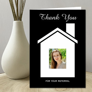 Real Estate Referral Thank You Photo Card