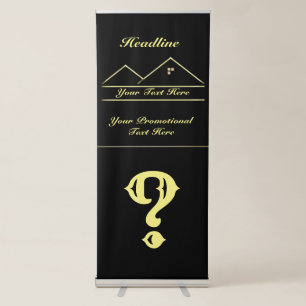 Real Estate Retractable Banner