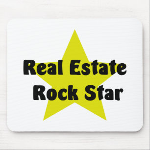 Real Estate Rock Star Mouse Mat