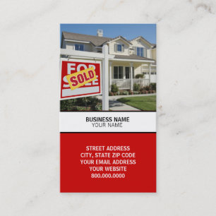 Real Estate Sales Business Card