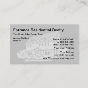 Real Estate Services Business Card