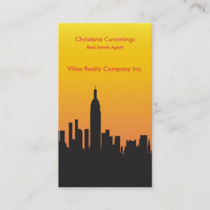 Real Estate Skyline Business Card