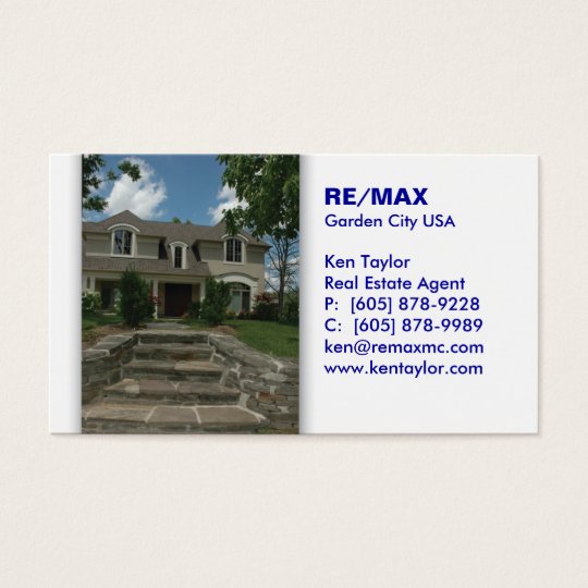 Real Estate Stairs House Business Card