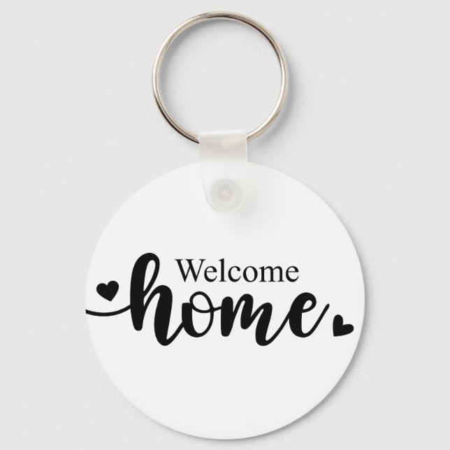 Real Estate Thank You New Home Key Ring (Front)