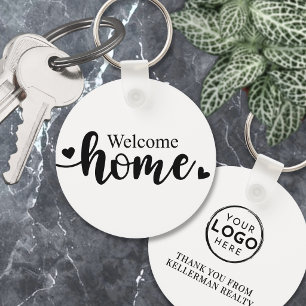 Real Estate Thank You New Home Key Ring