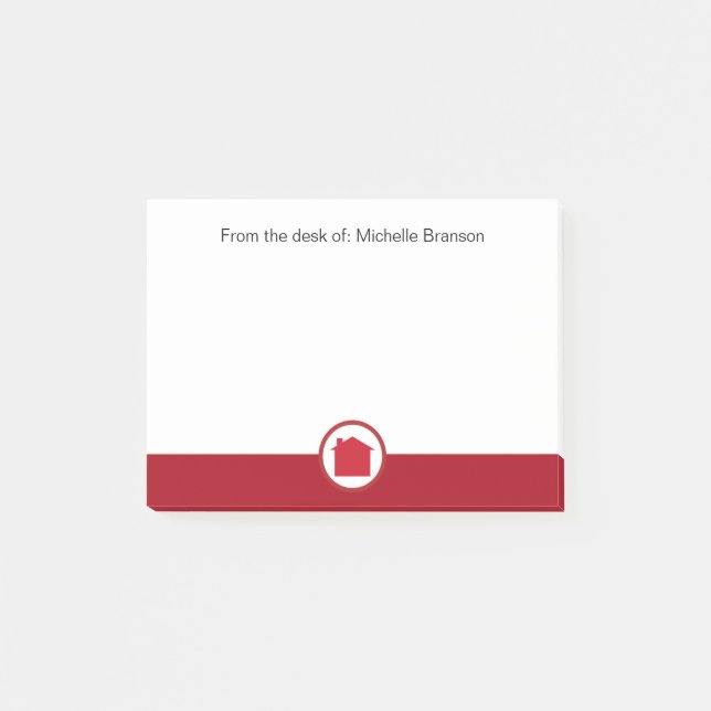 Real Estate Theme Post-it Notes (Front)