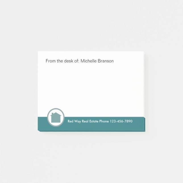 Real Estate Theme Post-it Notes (Front)