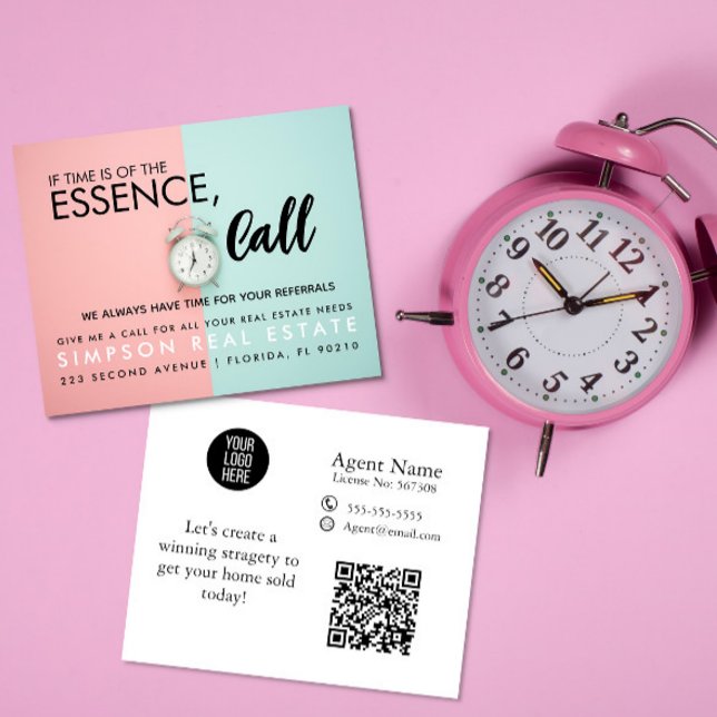 real estate Time Is of the Essence Call business Flyer (Creator Uploaded)