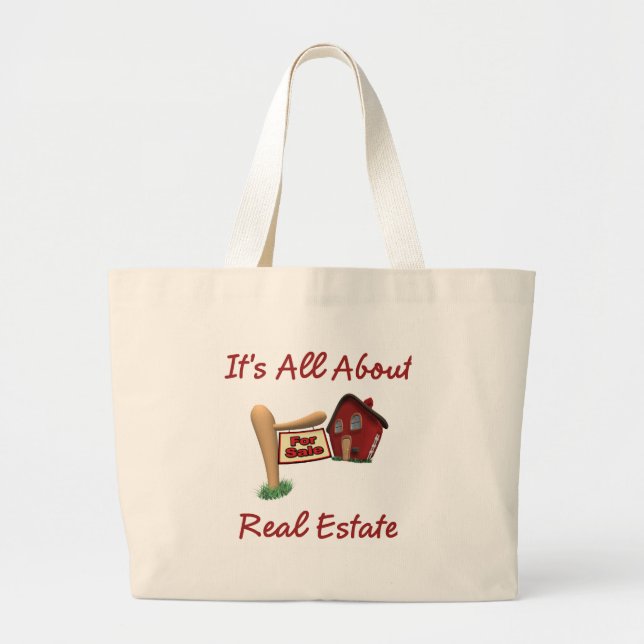 Real Estate Tote Bag (Front)