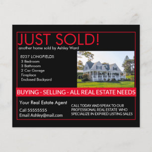 Real estate Trouble selling your home? just sold P Flyer