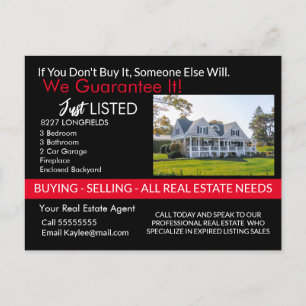 Real estate Trouble selling your home? Postcard